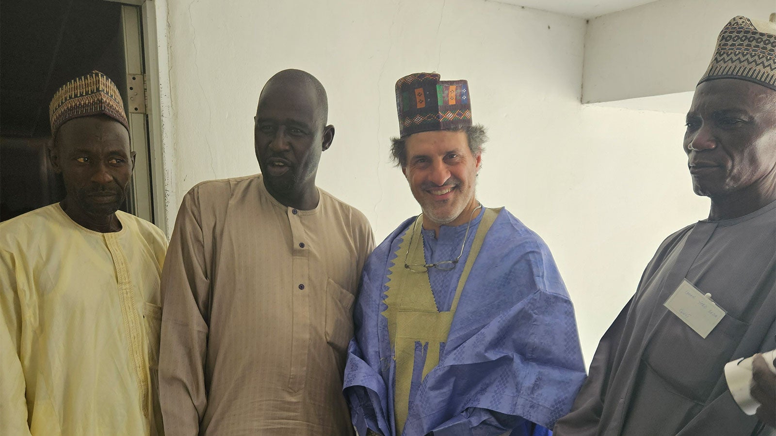Frederi Viens with collaborators in Nigeria