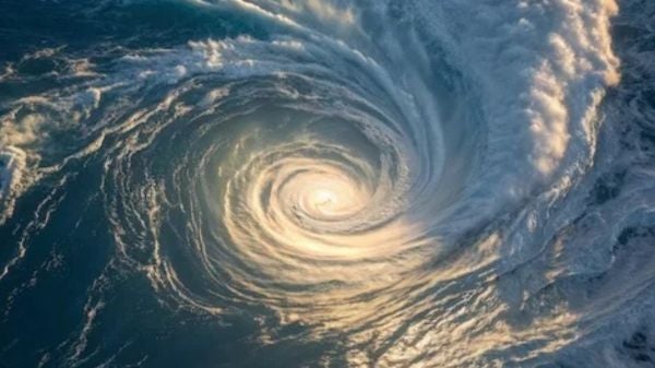 Hurricane stock image