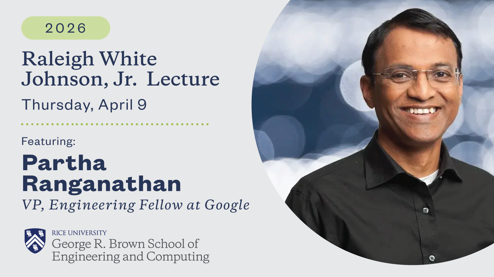 Raleigh White Johnson, Jr. Lecture 