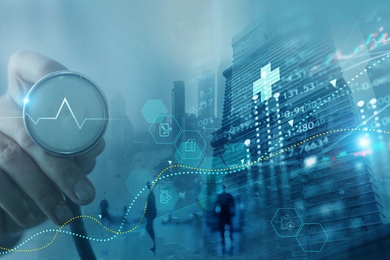 stock image of digital health