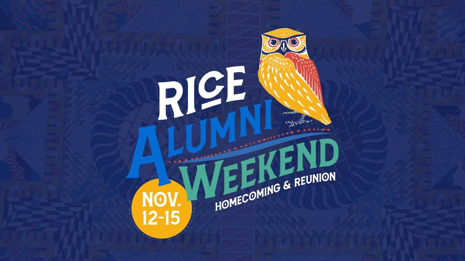 Rice alumni weekend graphic 