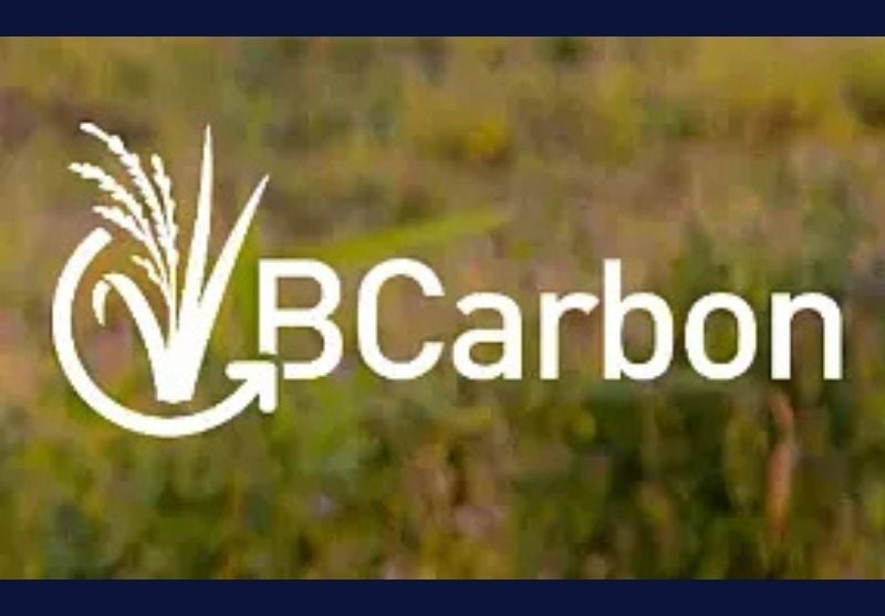 BCarbon logo over a field