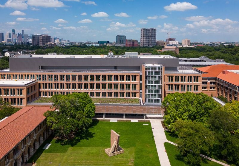 O'Connor building drone view