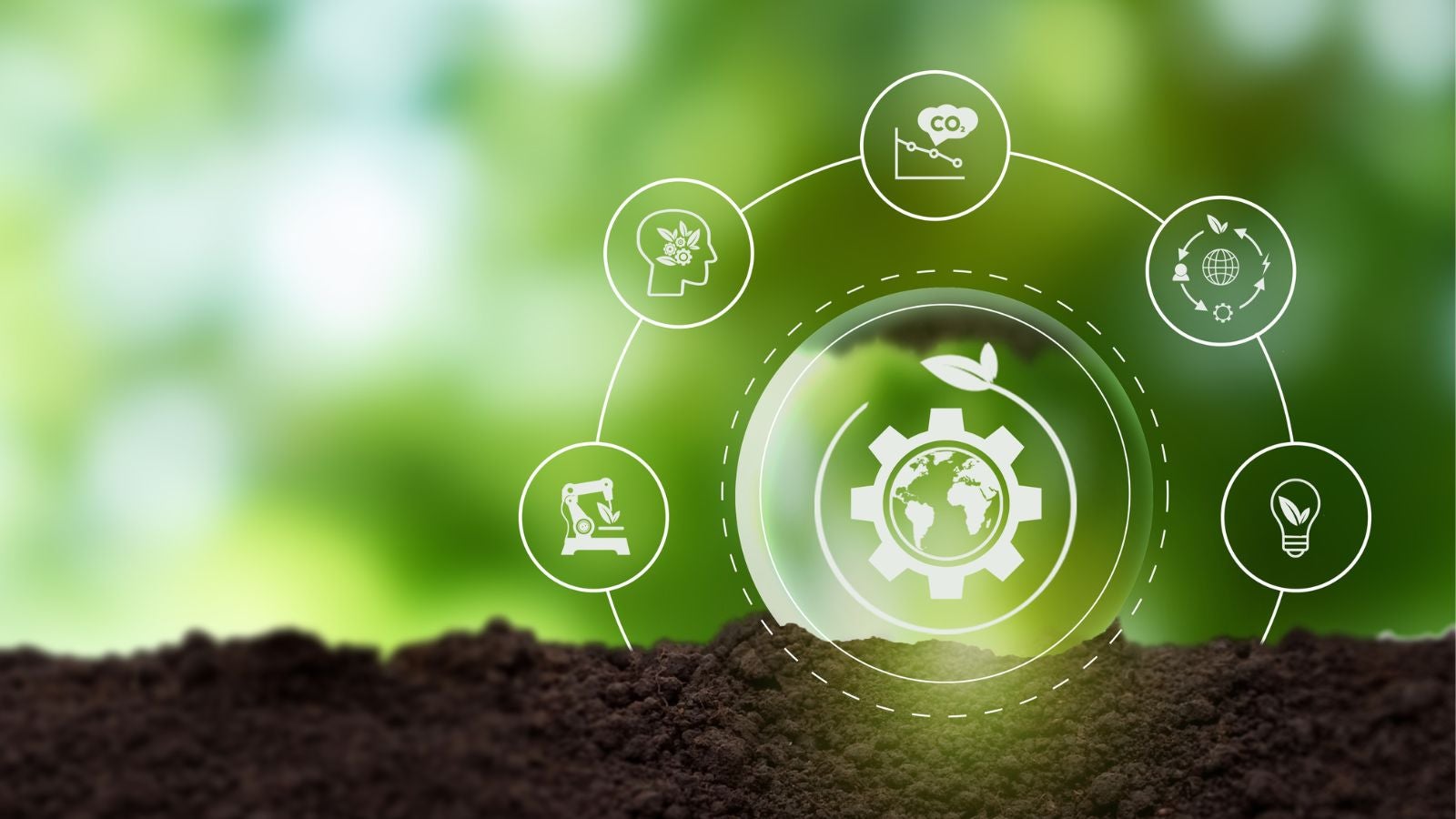 Stock image of a circular economy