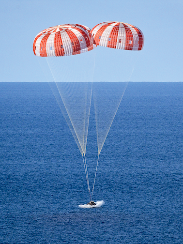 Artemis splashdown