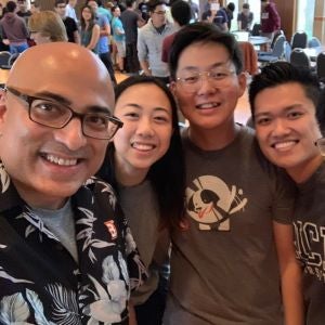 Pai and Rice students