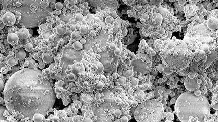 Heavy-metal-free coal fly ash improves cement strength and flexibility.