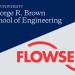Graphic of George R. Brown School of Engineering logo and Flowserve logo
