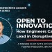 Open to innovation speaker series graphic