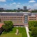 O'Connor building drone view