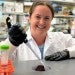 Abbie Clevenger works in a bioengineering lab
